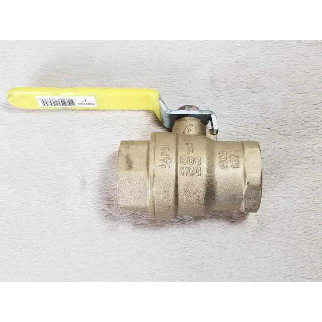 FNW Ball Valve 1" Threaded Brass 600 WOG FNW410AG BRS125G NEW
