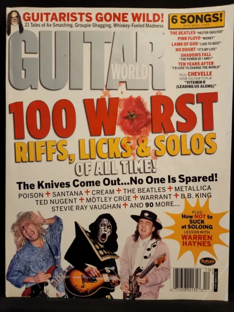 Guitar World Magazine December 2004 100 Worst Riffs Of All Time
