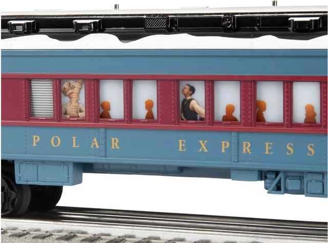 Vagone Ristorante Polar Express Lionel: Carrozza Illuminata Con Sagome Per Modellismo - 3