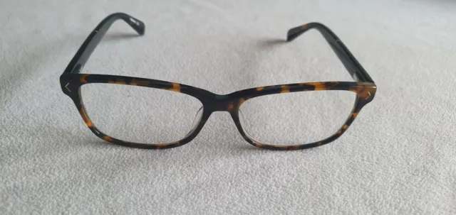 Karen Millen brown tortoiseshell cat's eye glasses frames. KM 103. With case. 3