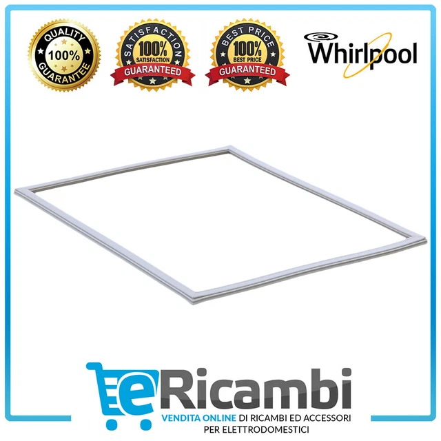 Porta Congelatore Bauknecht/Whirlpool 481244069334 - Con Guarnizioni, Colore Bianco - Foto 9