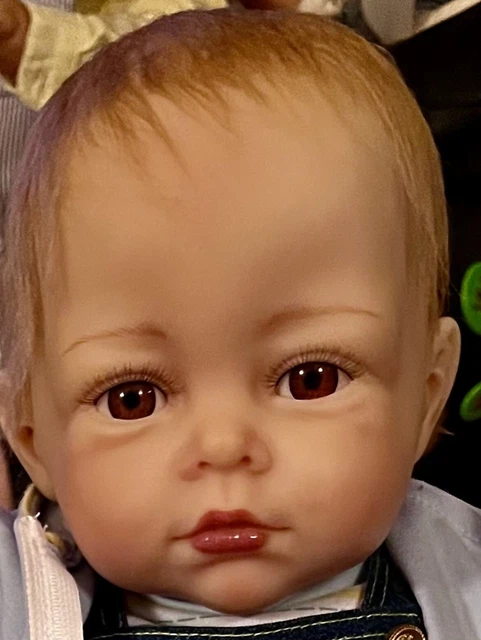 The Ashton Drake Galleries Jackson So Truly Real Doll By Elly Knoops; Blonde 21"