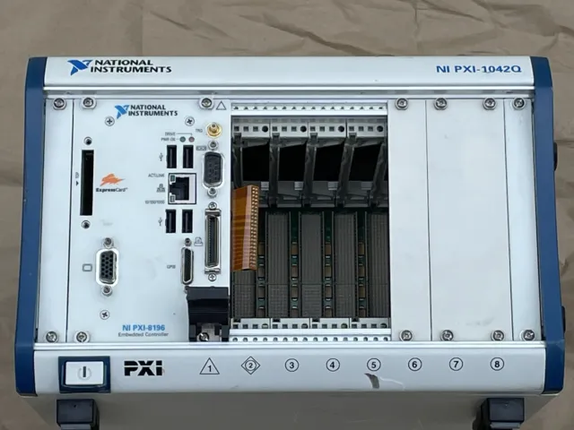 National Instruments NI PXI-1042 w/ PXI-8196 (No HD)