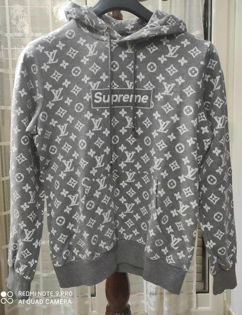 LOUIS VUITTON SUPREME felpa con cappuccio grigia M EUR 3.000,00 - PicClick  IT