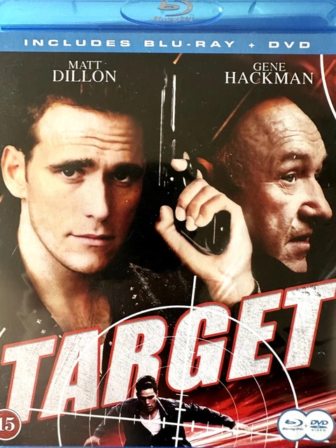 TARGET (1985) - BLURAY/DVD Combo Matt Dillon Gene Hackman AS NEW!