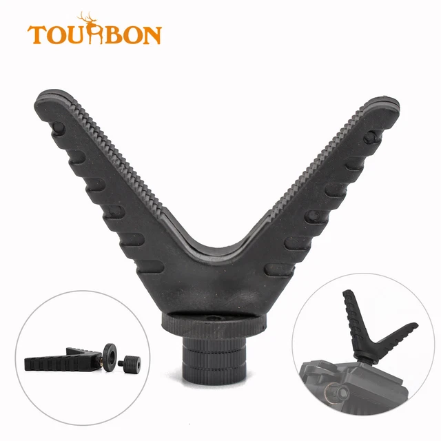 Supporto A V Tourbon Per Fucile - Attacco Da 1/4 Per Treppiede, Per Supporto A V Tourbon Per Fucile - Attacco Da 1/4 Per Treppiede, Per