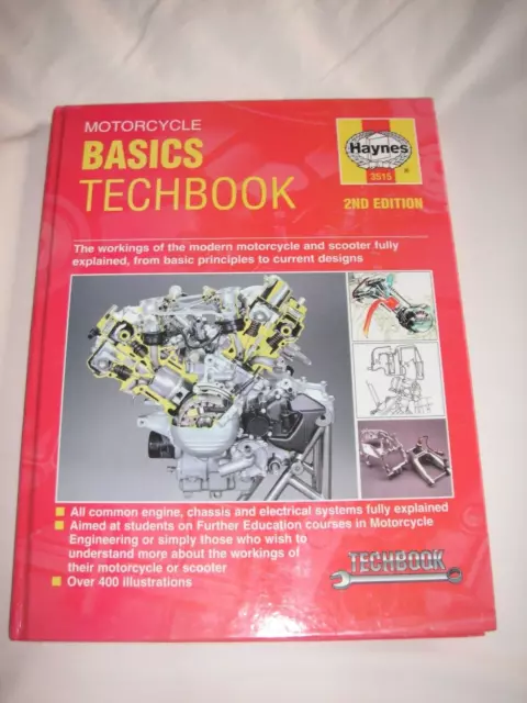 HAYNES MOTORCYCLE BASICS TECHBOOK 2nd Edition (Hardback)