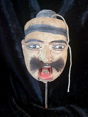 Old Thailand Wooden Puppet Head …beautiful collection and display piece