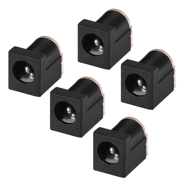 CC-012 5.5x2.1mm Jack alimentazione Presa 3 connettore femmina pannello 5pz