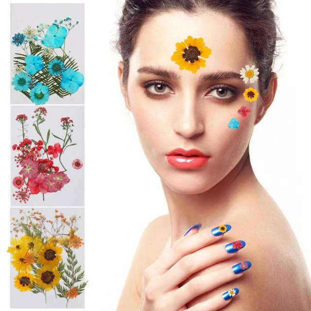 Stickers Resin Filler Dried Flowers Beauty Decal Resin Mold Filling Flower