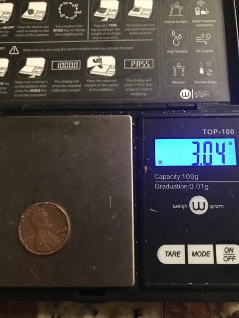 1982 Lincoln Penny D Mint Mark |  3.1g | large date