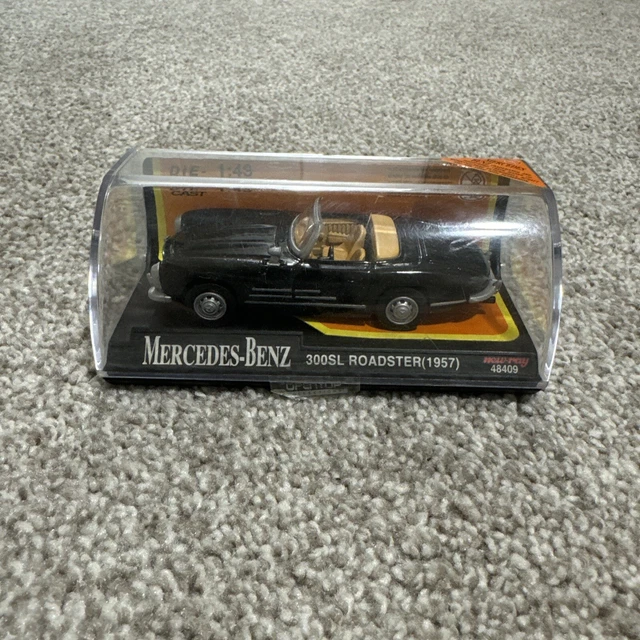 NEWRAY; 1957 MERCEDES-BENZ 300SL Roadster; Open Top, Black £4.91