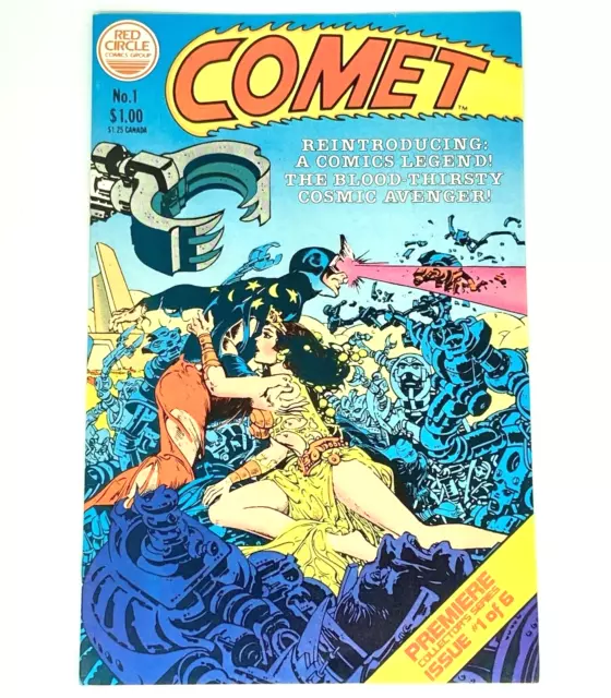 The Comet #1 (1983)  Red Circle Comics  Wraparound Cover