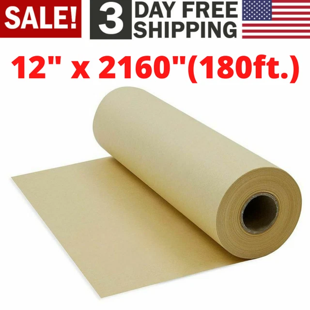 BROWN KRAFT PAPER Roll For Crafts Gift Wrapping Packing Postal Shipping