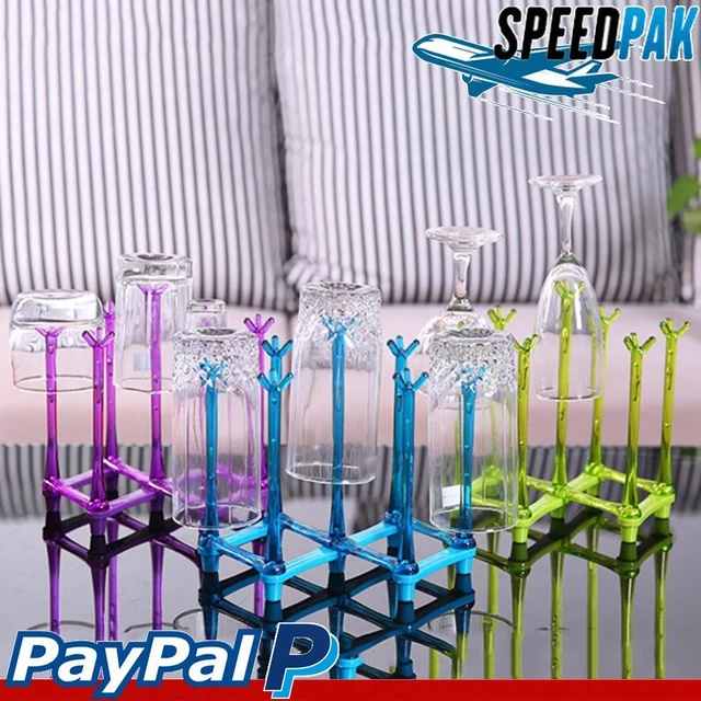 Practical Bottle Drying Holder Anti-deform Glass Drainboard for Glasses Cups Mug