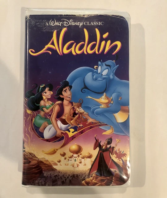 1993 WALT DISNEY Aladdin VHS Tape Classic CollectibleBlack Diamond £9.