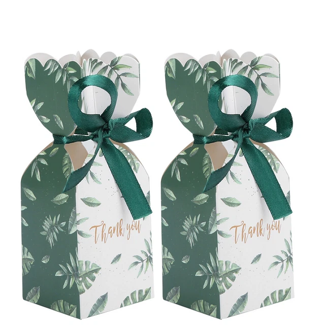 50pcs Wedding Sweets Box Packaging Party Favor Box Birthday Gift Boxes With Chp