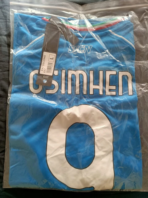 Maillot Gardien SSC Napoli 2013/14 – Macron, Taille L, Neuf Avec Étiquettes