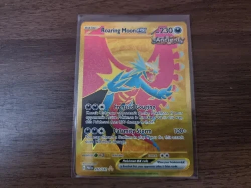 Roaring Moon Ex 262/182 (Hyper Rare Gold Secret) Paradox Rift Near Mint...