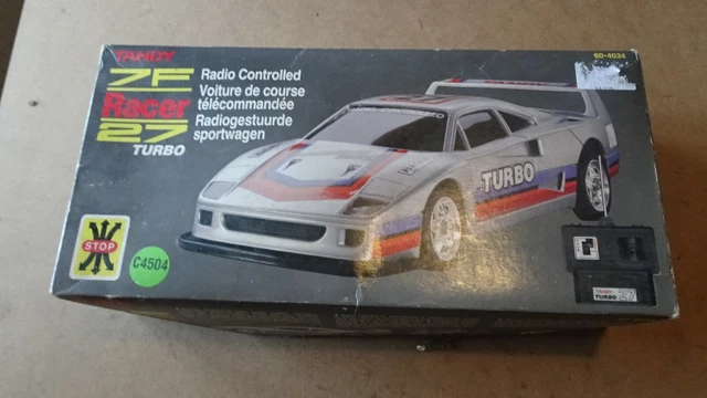 TANDY RC CAR Zf Racer 27 Turbo Rare Vintage Boxed Radio Shack