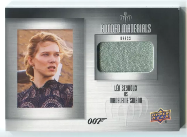 2020 James Bond - LÉA SEYDOUX als Dr. Swann gebundene Materialien KLEID SWATCH #BM-18