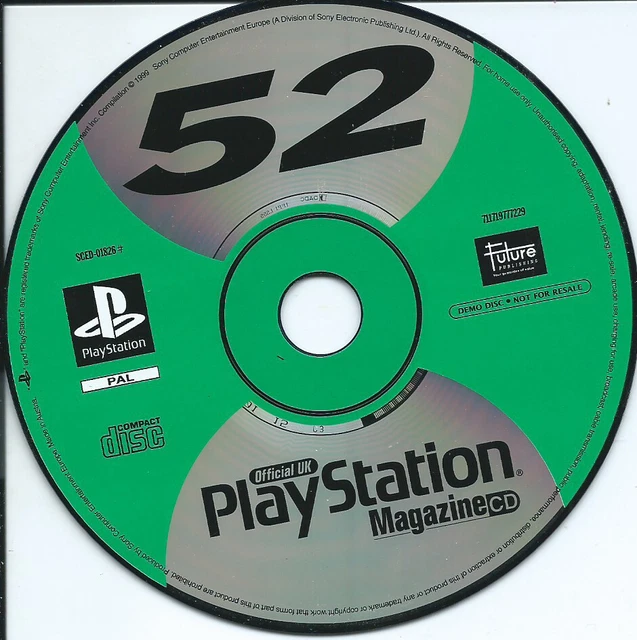 CD Démo PlayStation Magazine (PS1) - Disque 12 - Occasion Très Bon État - Collector PS1