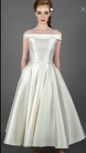 LOU LOU BRIDAL Callie Wedding Dress Small 14 PicClick UK