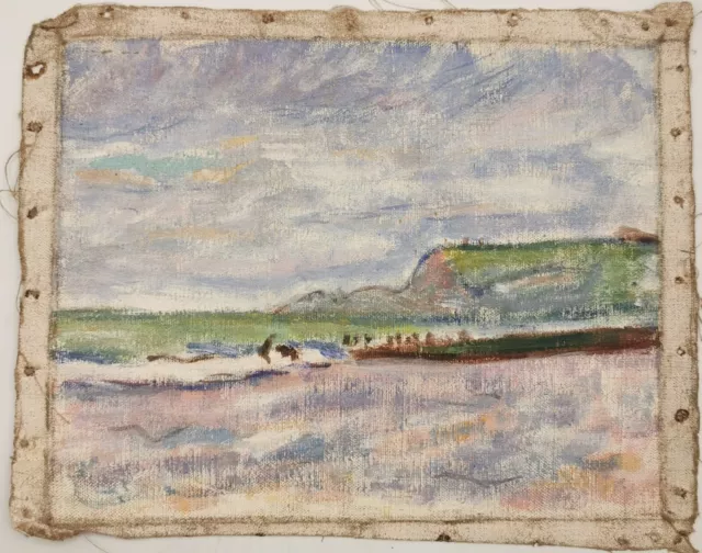 Sainte-Adresse Ancienne Peinture Impressionniste Fauve Dlg Monet 1900 Normandie