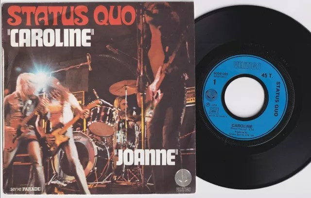 STATUS QUO * Caroline * 1973 French Only Picture Sleeve 45 *