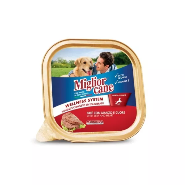 MIGLIORCANE Pate With Beef And Heart - Wet Food For Dogs 150 G