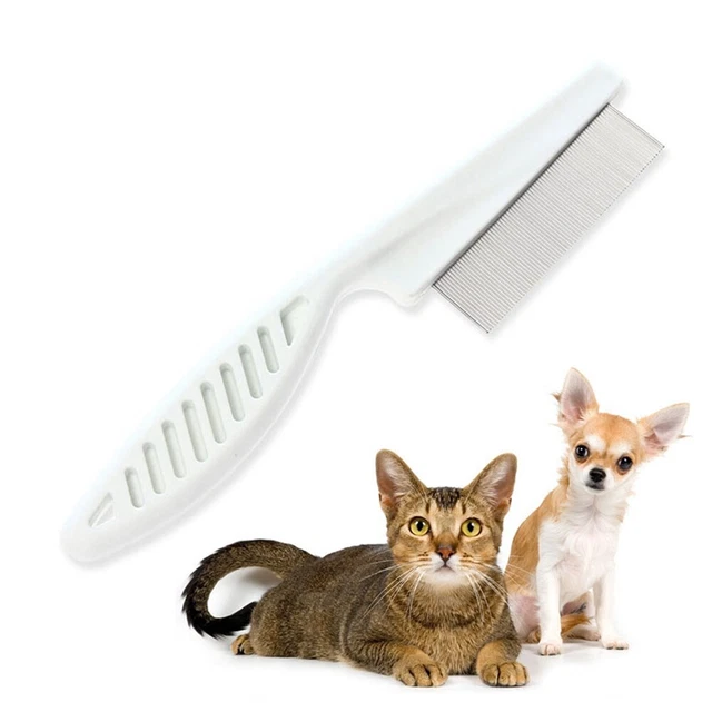 2 x Metal Head Lice Comb Fine Tooth Pet Dog Cat Flea Hair Kids Nit Eggs Removal 3