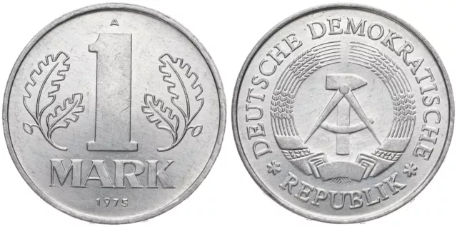 Deutschland - DDR 1 Mark A - Erhaltung 1956-1990 - verschiedene Jahrgänge