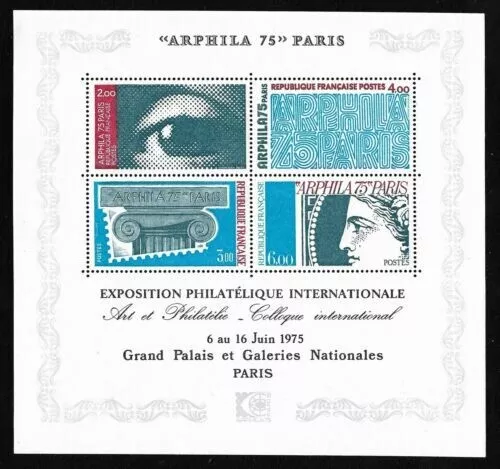 Bloc Feuillet 1975 N°7 BF7 Timbres France Neufs - Arphila 75 Expo Internationale