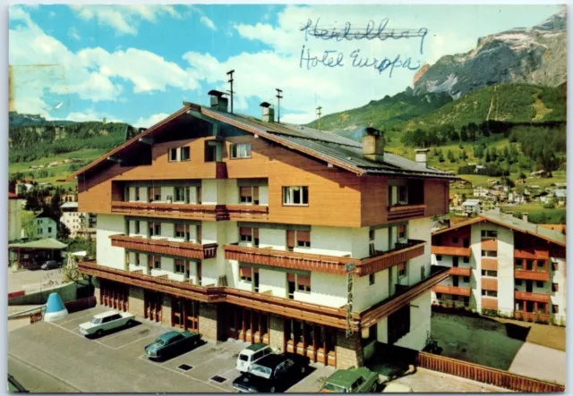 Postcard - Hotel Europe - Cortina d'Ampezzo, Italy