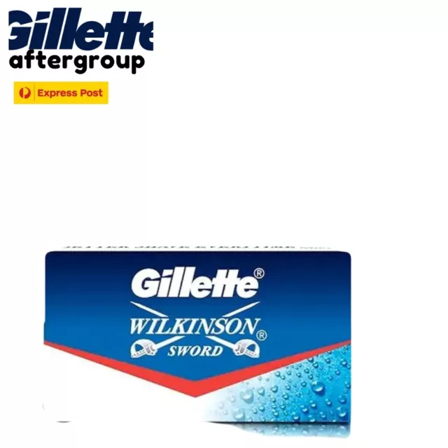 Gillette Wilkinson Sword Double Edge Safety Razor Blades 10 Pack