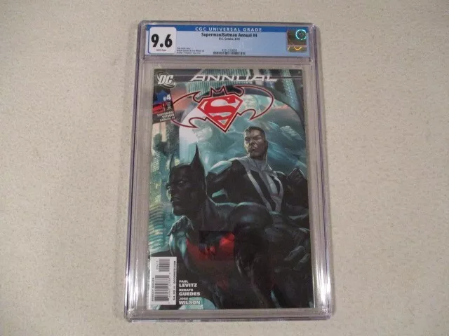 Superman/Batman Annual #4 (2010) Cgc 9.6 White Pages Batman Beyond