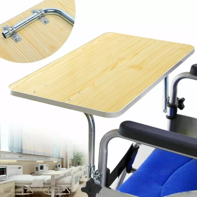 Bandeja de regazo para silla de ruedas accesorios de mesa soporte para comer escritorio de lectura portátil