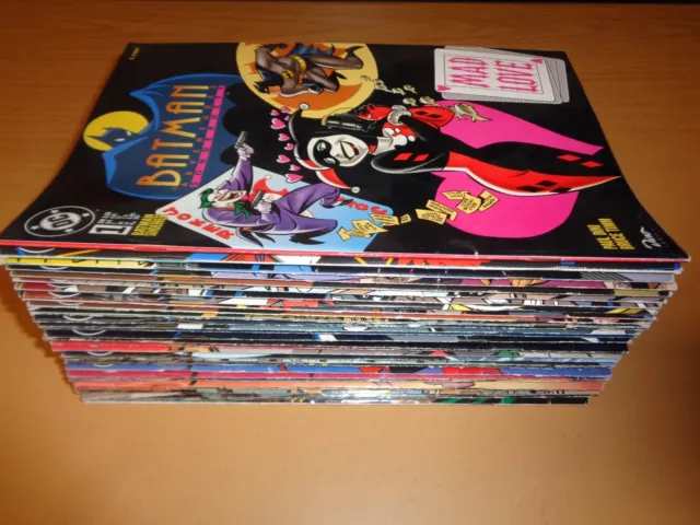 Batman Adventures Nr.1-28 + Superman 1-8 + SH komplett Dino mit # 9 Harley Quinn