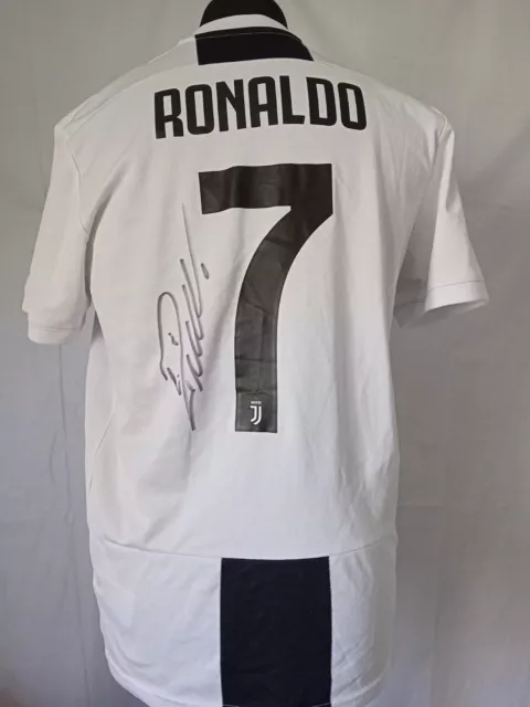 Juventus Numero 7 2018 Maglia Casa Firmata Cristiano Ronaldo