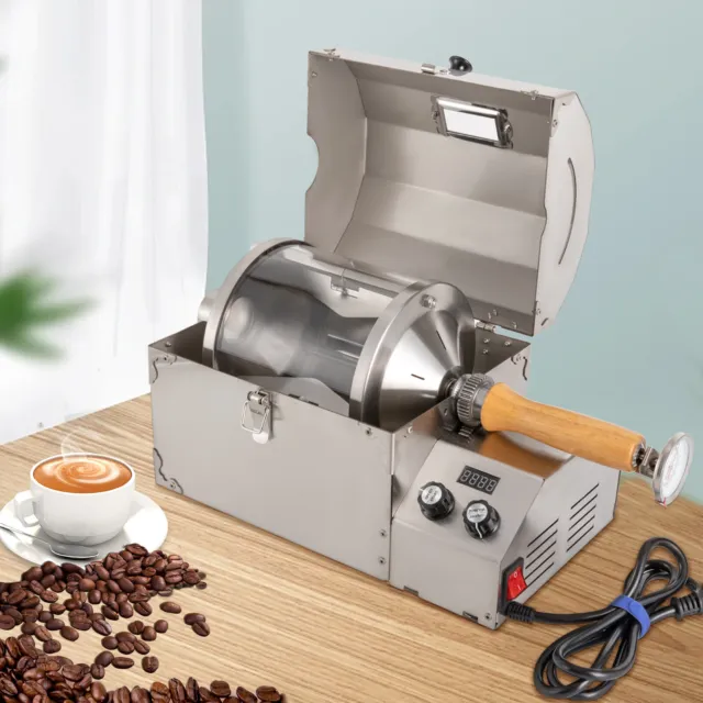 Electric Coffee Bean Roaster Roasting Machine with Smoke Filter and Baking Curve