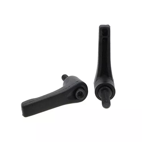 Paquete De 2 Fundido Cinc Acero Fijación Asas ,Negro, 108mm, M12, Ajuste