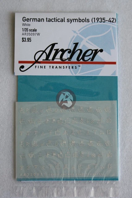 Archer 1/35 German Shipping Crate & Box Stencils - Medical & Misc. (AR77016)