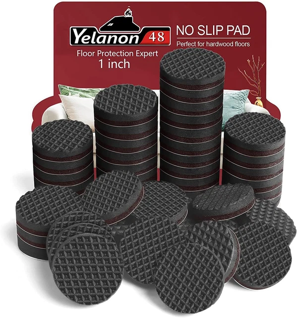 Lot De 48 Patins Glisseurs PTFE 25mm Pour Meubles - Protège Sols, Réduit Le Bruit