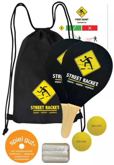 Donic-Schildkröt Street Racket Set | Ballspiel Beachball Schläger Strandspiel