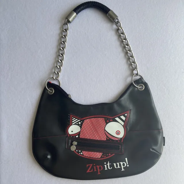 Emily The Strange 2009 Cosmic Debris Zip It Up Handbag