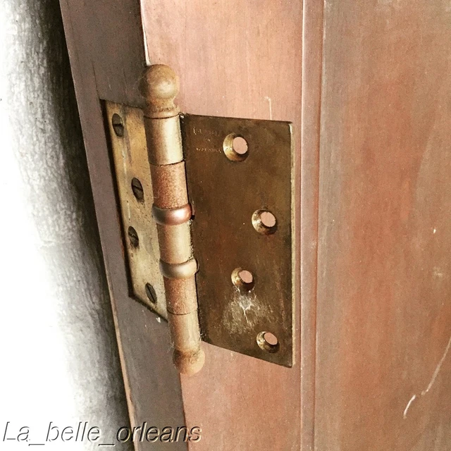 RARE SOLID MAHOGANY INTERIOR DOOR WITH FRAME / RAISED PANELING . L@@k!! 6