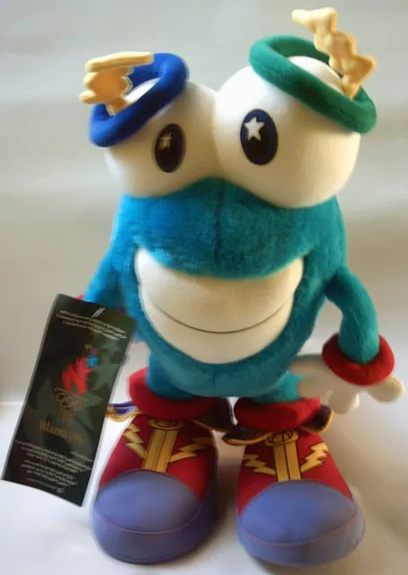 Orig.mascot   Olympic Games ATLANTA 1996 - IZZY    35 cm , with tag/Etikett  --