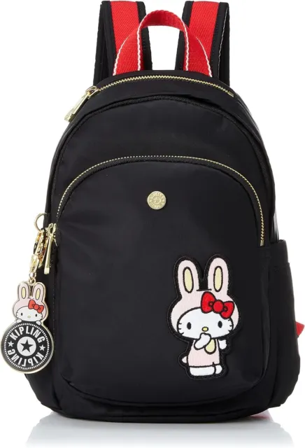 Kipling x Hello Kitty Rabbit Ear Collection DELIA MINI Rabbit Black Backpack