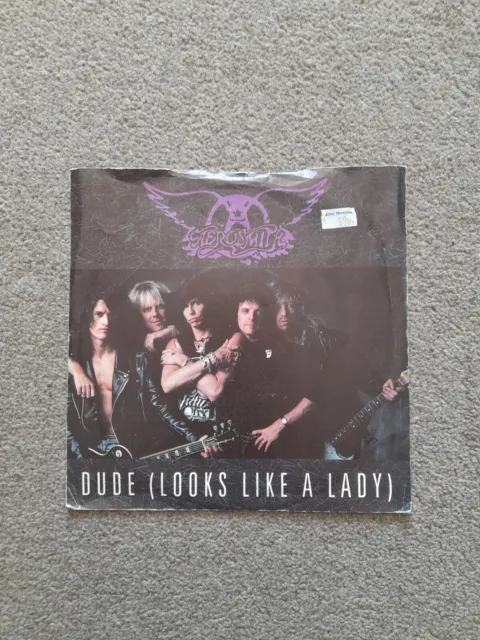 AEROSMITH - DUDE Looks Like A Lady - Used Vinyl Record 12 - L34S
