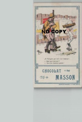 CHROMO CHOCOLAT POULAIN 1900-1905 ECOLE BON-POINT LE PREMIER VANNIER 